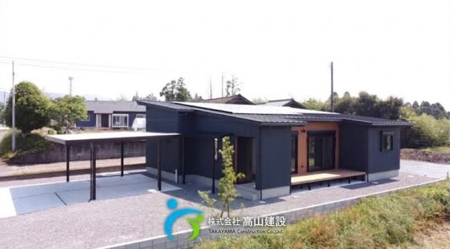落ち着きのある、シンプルな平屋🏠